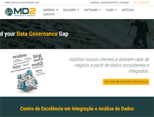 Tablet Screenshot of md2net.com.br